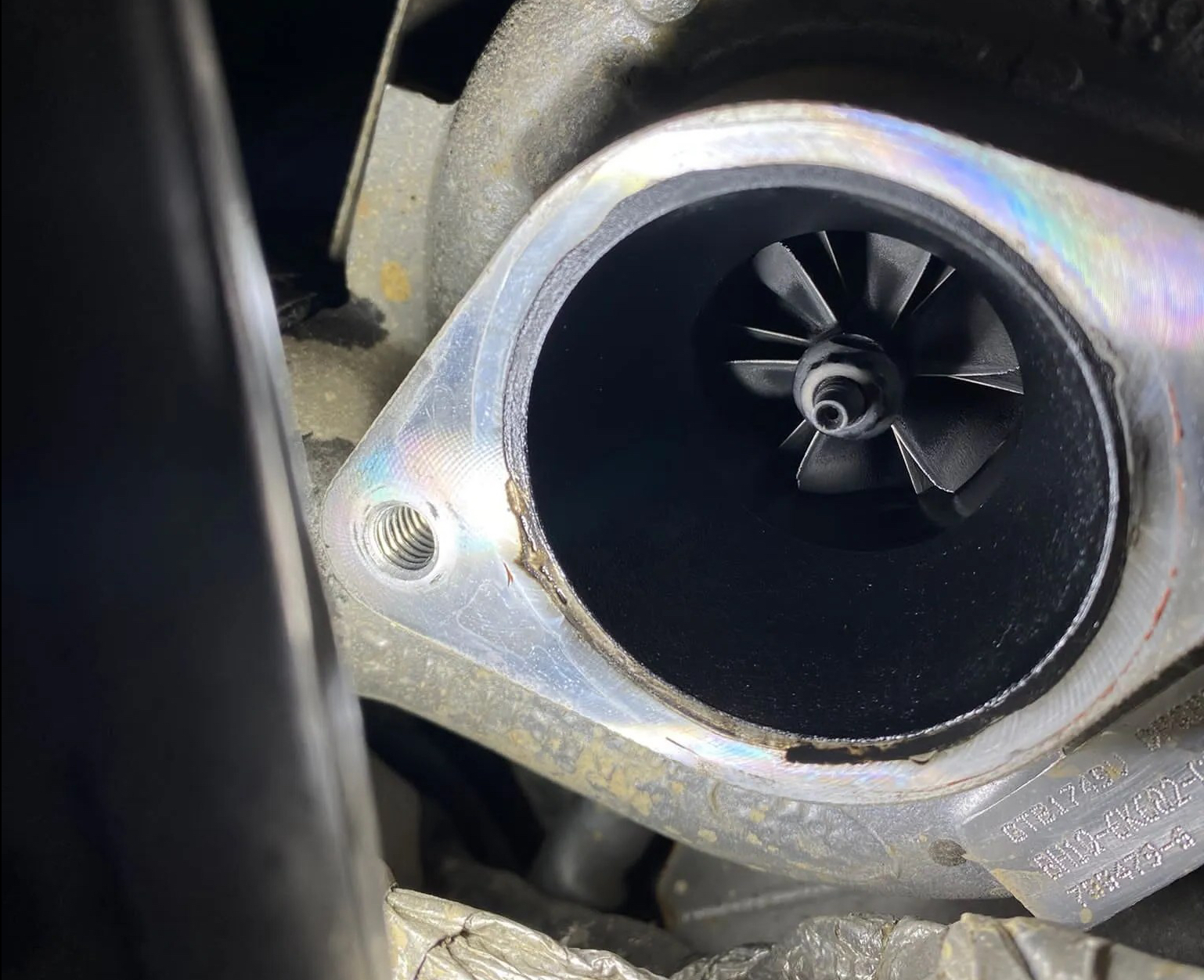 Turbolader des Defenders